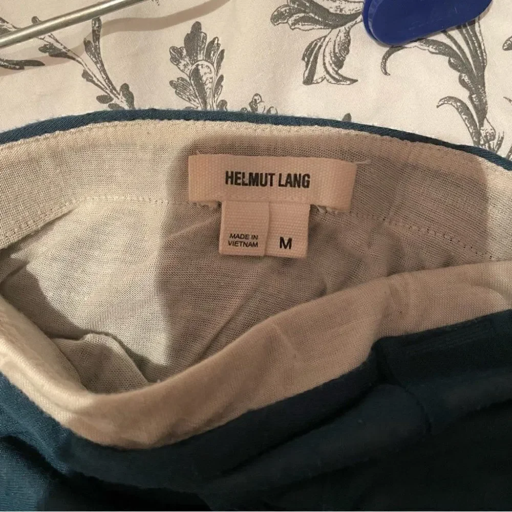 Helmut Lang Slack Jersey skirt cobalt